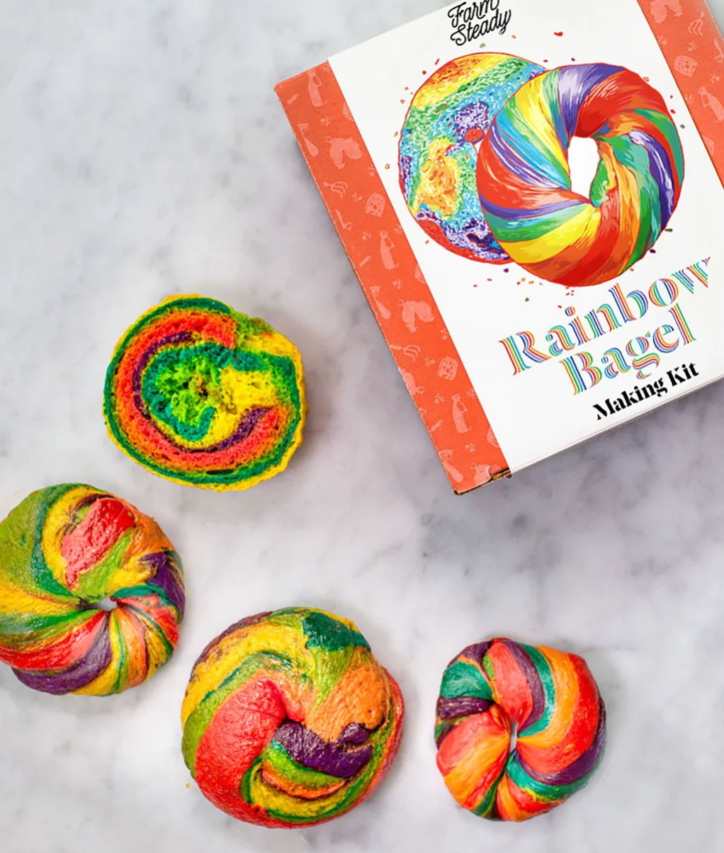 Farm Steady Rainbow Bagel Kit