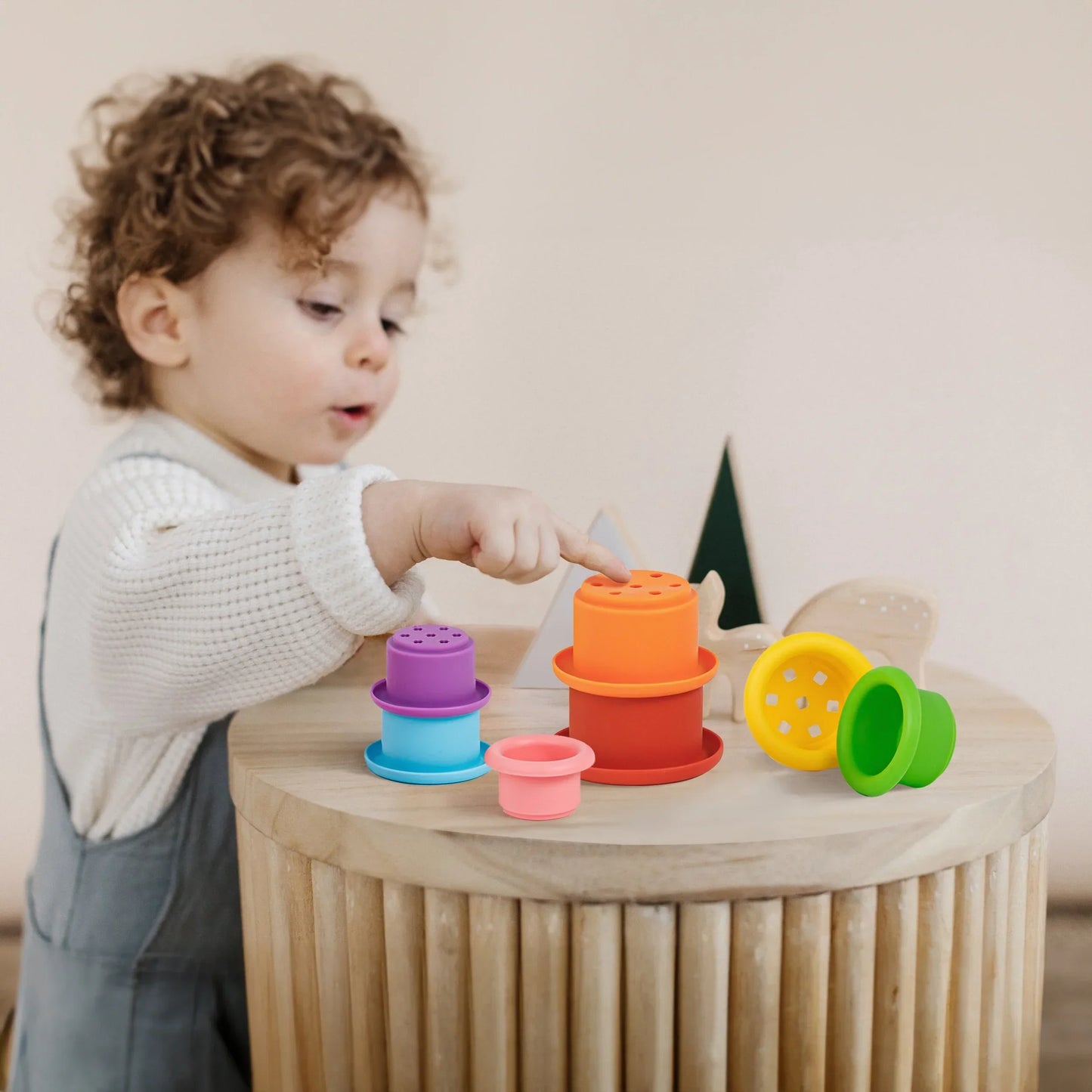 Tiny Land® Montessori Toys Set for Newborns (6-9 month)