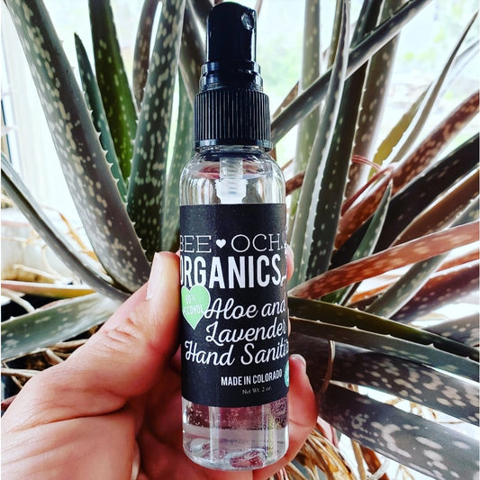 Organic Lavender and Aloe Hand Sanitizer Spray
