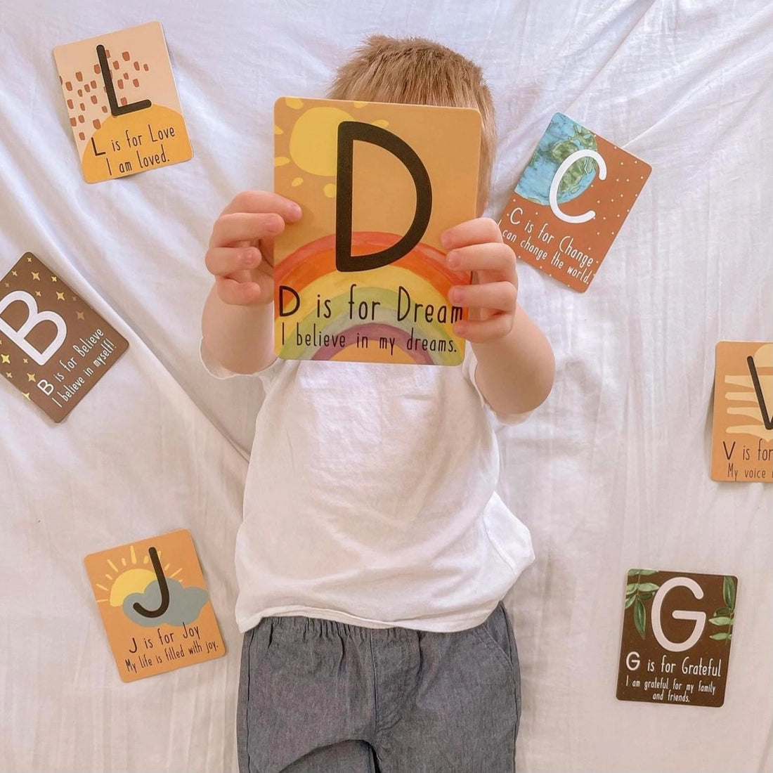 Alphabet Affirmation Flashcards