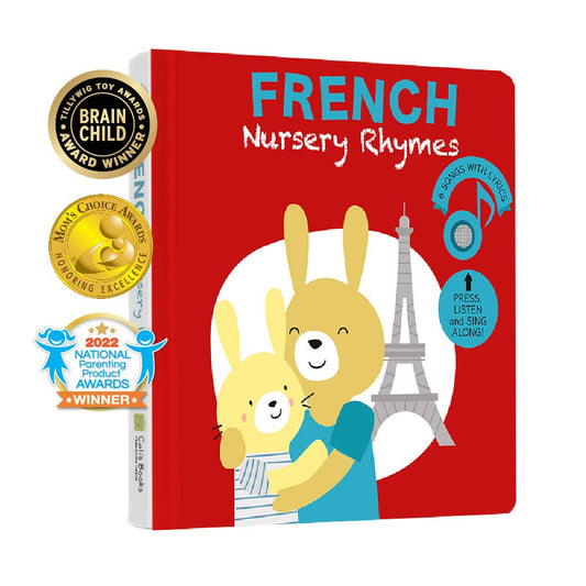 Cali's Book French Nursery Rhymes Book-Bilingual Sound Books