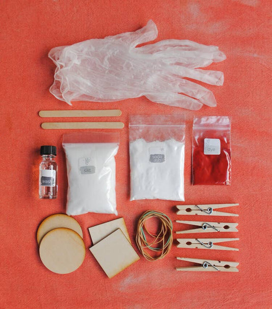 Shibori Dyeing Kit - Zinnia Orange