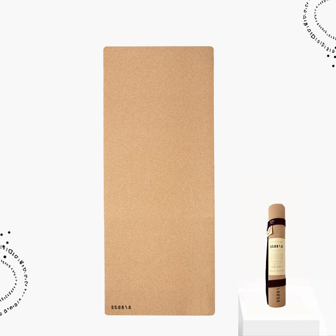 Kids Cork Yoga & Play Mat