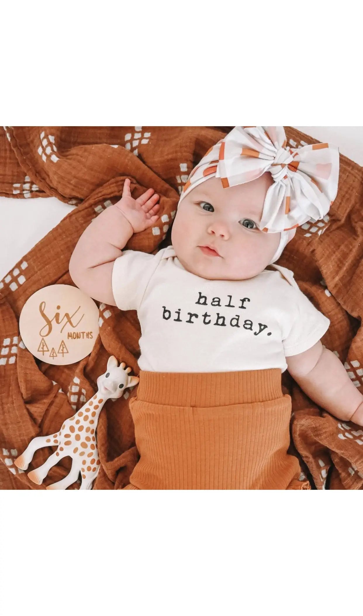 Tenth & Pine Half Birthday Organic Cotton Shirt